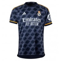 Real Madrid Eduardo Camavinga #12 Vonkajší futbalový dres 2023-24 Krátky Rukáv